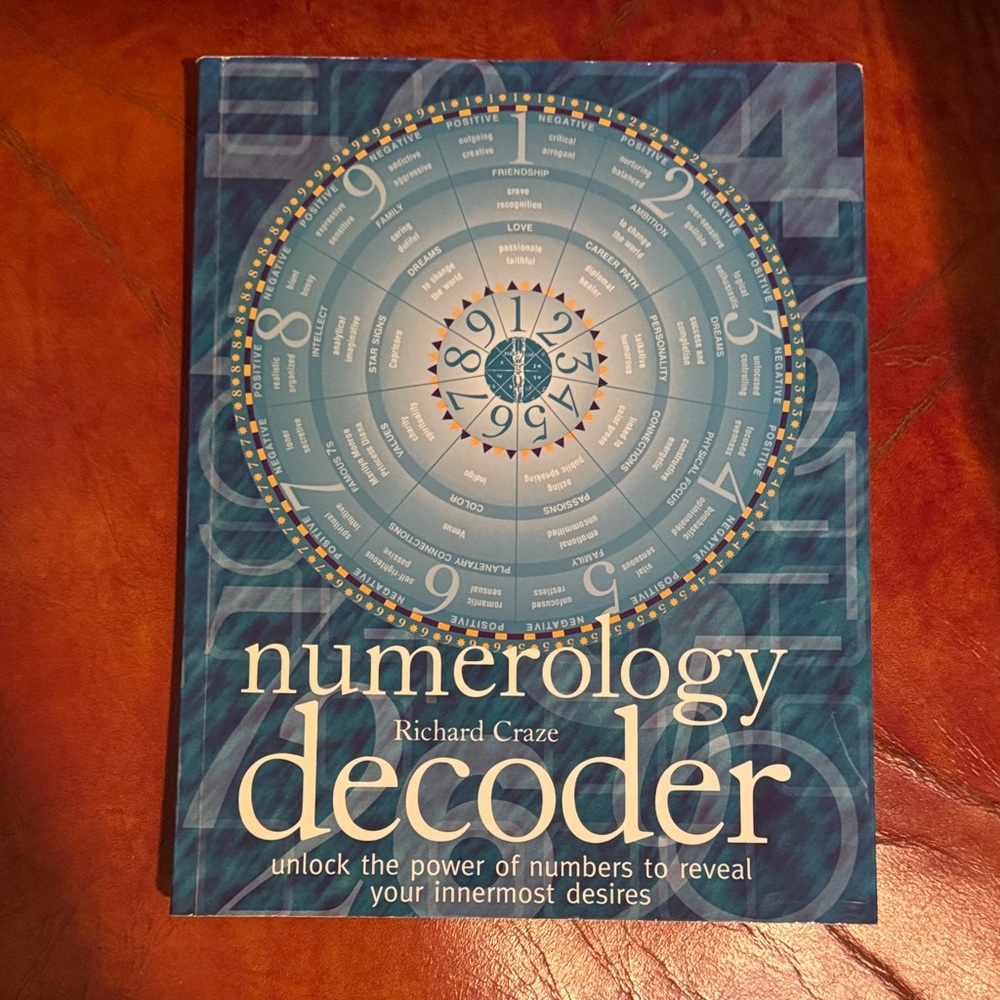 Numerology Decoder Book by Richard Craze